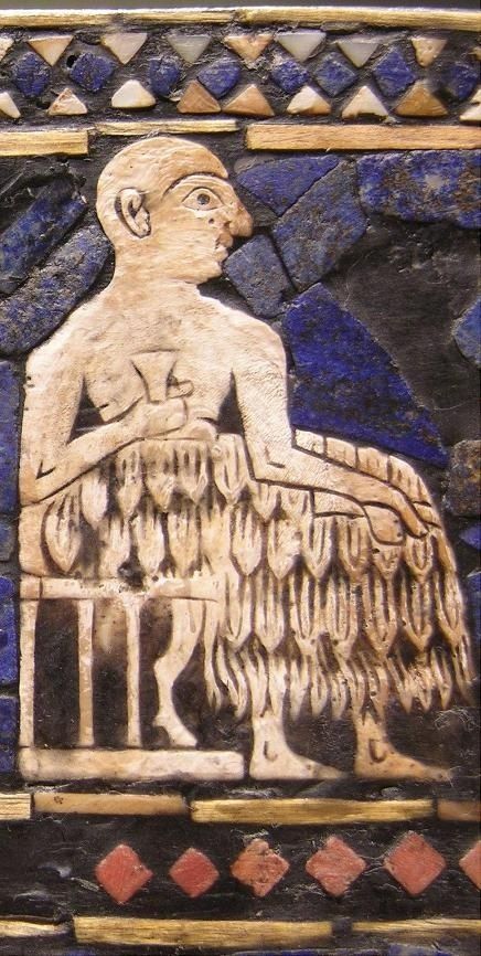 The Sumerian king on the Standard of Ur #sumer #ur #StandasOfUr #arthistory Sumerian Civilization, Ancient Sumer, Ancient Sumerian, Cradle Of Civilization, Ancient Near East, Propaganda Art, Ancient Mesopotamia, Anatomy Study, Ancient Origins