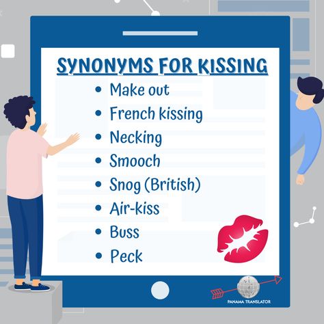 Other ways to say kissing. Synonyms for kissing Other Ways To Say, Idioms And Phrases, English Idioms, Making Out, Kiss