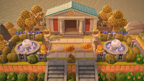 Animal Crossing Museum, Acnh Museum, Animal Crossing Guide, Spooky Town, Island Design, Design Museum, Island Life, Animal Crossing, Taj Mahal