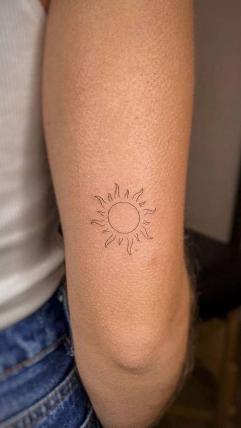 Bask in the brilliance: Sun tattoo ideas. Explore radiant designs that capture the warmth and energy of this celestial symbol. Sun Tattoo Ideas, Symbol Tattoos, Sun Tattoo, Tatting, Tattoo Ideas, Energy, Sun, Tattoos