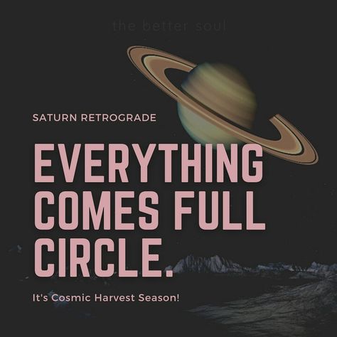 Saturn Retrograde 2024, Saturn Karma, Astrology Saturn, Ruled By Saturn, Hindu Astrology, Saturn Retrograde, Capricorn Rising, Law Of Karma, Universal Design