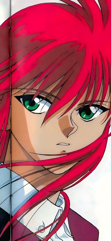 Ghost Fighter Kurama, Yuyu Hakusho Wallpapers, Kurama Yu Yu Hakusho, Shuichi Minamino, Yoko Kurama, Ghost Fighter, Anime References, Yu Yu Hakusho, Black Cartoon Characters