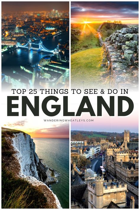 Top Things To Do In England, 7 Days In England, Best Things To Do In England, What To Do In England, Where To Go In England, England Trip Itinerary, Best Places To Visit In England, England Attractions, England Activities