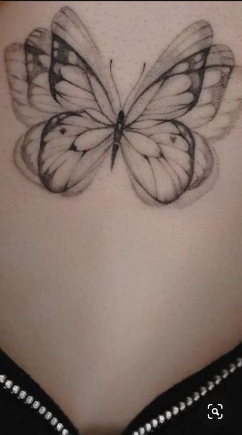 Low Back Butterfly Tattoo, Tattoo Lily, Butterfly Wing Tattoo, Sailor Moon Tattoo, Wing Tattoo Designs, Tattoos For Black Skin, Tatuaje A Color, Spine Tattoo, Body Is A Temple