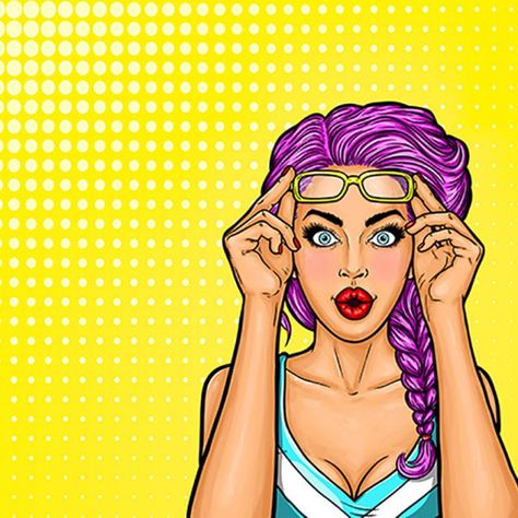 Ragazza Pop Art, Pop Art Comic Girl, Pop Art Images, Pop Art Drawing, Pop Art Women, Pop Art Girl, Pop Art Illustration, Pop Art Comic, Pop Art Wallpaper