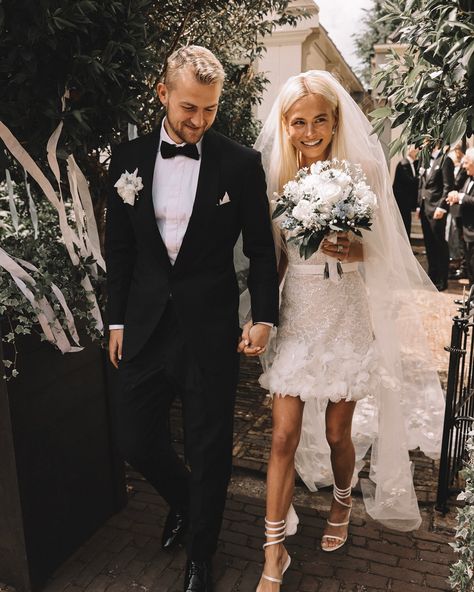 "With the European Championship in Germany this summer, it seemed to be impossible to plan a big wedding. But we wanted to finally make it official and become wife and husband! That’s why we first celebrated in a small circle", tells @AnnekeeMolenaar exclusively in @voguegermany about her civil wedding with Matthijs De Ligt @mdeligt_, soccer player at FC Bayern Munich and the Dutch national team. Click the link in bio to read everything about the intimate wedding and see more pictures. #vogue... Wife And Husband, Fc Bayern Munich, Small Circle, European Championships, Civil Wedding, Soccer Player, Big Wedding, Bayern Munich, Soccer Players