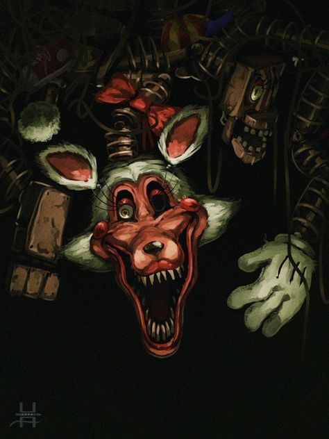 Fnaf Jrs Mangle, Fnaf Horror Art, Mangle Wallpaper, Realistic Fnaf, Creepy Fnaf, Fnaf Horror, Fnaf Vhs, Fnaf Images, Hideo Kojima