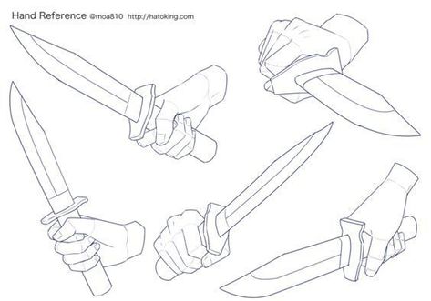 Holding Knife, Knife Drawing, Hand Drawing Reference, Hand Reference, Hands Holding, Anatomy Drawing, Poses References, Hand Sketch, Figure Drawing Reference