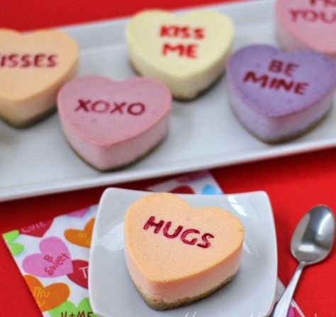 Conversation Hearts Candy, Heart Shaped Valentines, Valentine Desserts, Conversation Heart, Heart Shaped Cookies, Valentines Day Desserts, Conversation Hearts, Valentine's Day Recipes, Valentines Day Treats