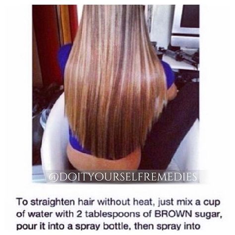 #doityourselfremedies @doityourselfremedies No Heat Straight Hair, Straighten Hair, Hair Without Heat, No Heat Hairstyles, Super Hair, Long Blonde, Long Blonde Hair, No Heat, Hair Health