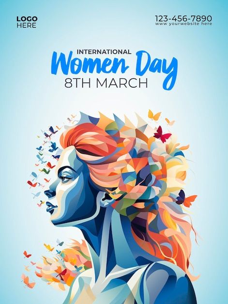 PSD international womens day 8th march | Premium Psd #Freepik #psd #stop #background #history #woman International Men's Day, Women's Day 8 March, 8th March, Balcony Grill, Balcony Grill Design, Essential Oils For Skin, Men's Day, International Women's Day, Grill Design