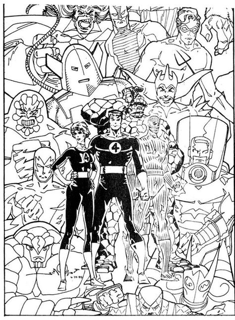 Walter Simonson, Walt Simonson, National Holiday, Fantastic Four, Humanoid Sketch, Birthday, Art