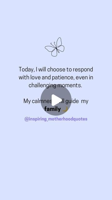 Motherhood Quotes | Empower Women | Theme Page on Instagram: "In challenging moments, always chose to be patient 😊

Drop a 💕 if you can resonate to this & tag a mom who need this reminder ❤

LIKE, SAVE & FOLLOW @inspiring_motherhoodquotes for daily mom quotes for encouragement and motivation. Lets support one another as we journey through the joy of motherhood together 

Comment “MOMLIFE” if you would like to make 💰 with a faceless theme page just like mine. You can achieve your dreams while balancing motherhood and start your journey towards financial freedom and fulfilment!

#motivationalquotes #momlife #motherhood #mom" Quotes For Encouragement, Motherhood Quotes, Achieve Your Dreams, Quotes About Motherhood, Empower Women, Mom Quotes, Encouragement Quotes, Financial Freedom, Women Empowerment