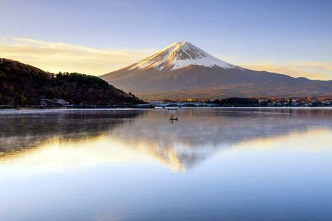 Lake Kawaguchi Mount Fuji Japan Mount Fuji Japan, Monte Fuji, Mount Fuji, Travel Inspired, Beautiful Lakes, Mendoza, Pacific Ocean, Mount Rainier, Beautiful World