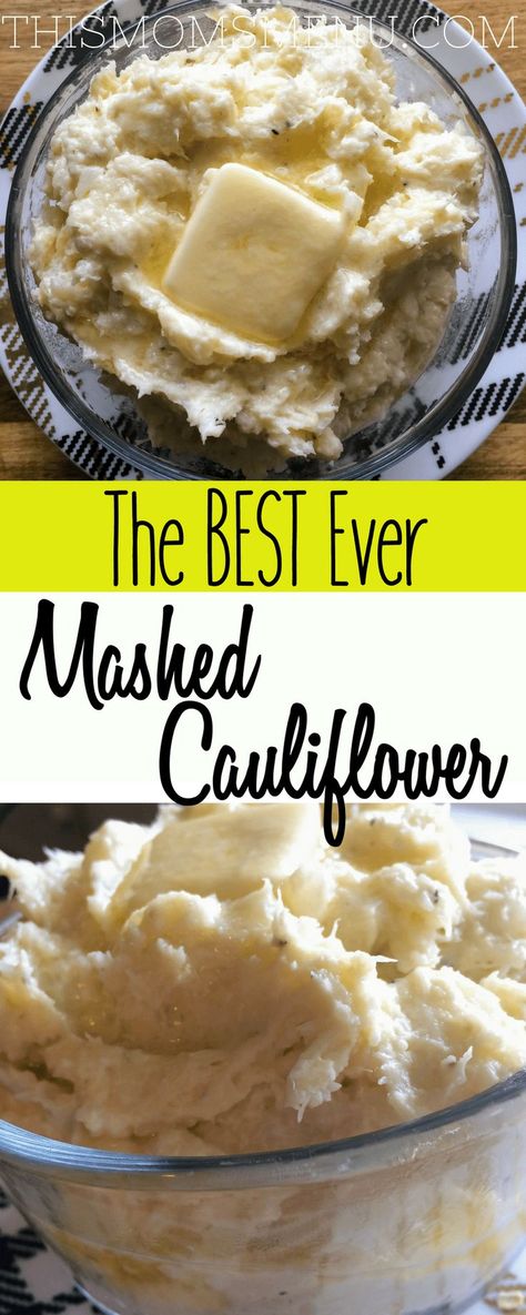 Potato Substitute, Carb Substitutes, Mashed Cauliflower Recipe, Cauliflower Mashed, Cauliflowers, Keto Sides, Cauliflower Recipe, Low Carb Diets, Keto Side Dishes