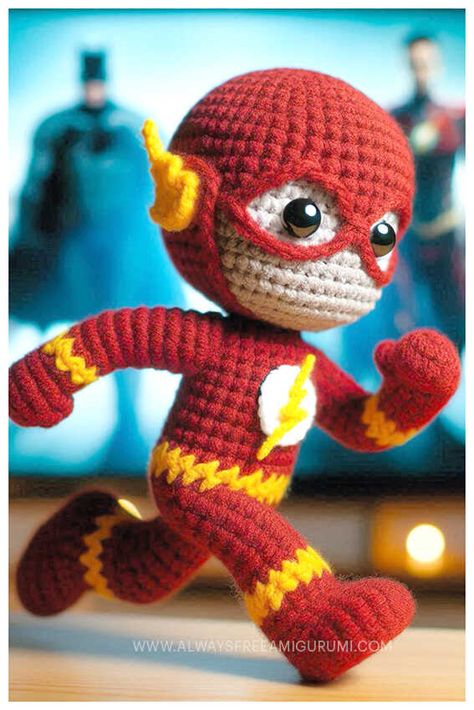 Ironman Crochet Pattern Free, Crochet Marvel Characters, Slushee Cup, Marvel Crochet Patterns Free, Crochet Flash, Superman Crochet Pattern, Disney Haken, Crochet Barbie Patterns, Disney Crochet Patterns