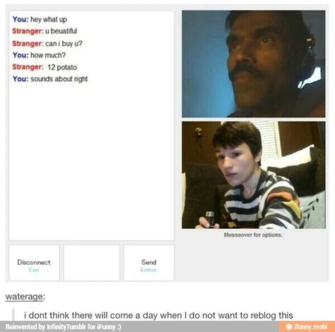 Omegle funny Omegle Funny, Funny Tumblr Posts, Laughing So Hard, Funny Pins, Tumblr Funny, Tumblr Posts, Funny Posts, Funny Cute, Puns