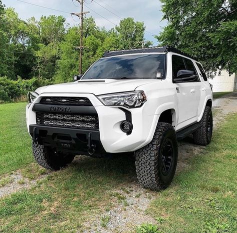 Toyota Runner, Four Runner, White Suv, 4runner Trd Pro, Toyota 4runner Trd, Mom Car, Truck Yeah, Toyota 4, Car Goals