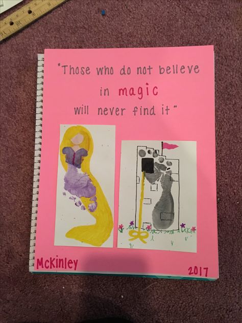 Tangled custom infant footprint craft Lumiere Beauty And The Beast, Rapunzel Art, Classroom Boards, Infant Room, Infant Classroom, Footprint Craft, Toddler Class, Toddler Ideas, Footprint Crafts