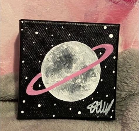 Painting Ideas On Canvas Trees, Painting Ideas On Canvas Tutorials, Tiny Canvas Painting Ideas, Moon Canvas Painting, Acrylic Painting Ideas On Canvas, Canvas Board Painting, Design Art Nouveau, Moon Canvas, Black Canvas Paintings