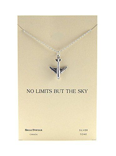 Necklace Airplane, Plane Jewelry, Love Inspiration Quotes, Airplane Jewelry, Airplane Pendant, Animal Inspiration, Flight Attendant Life, Travel Necklace, Fancy Jewelry Necklace