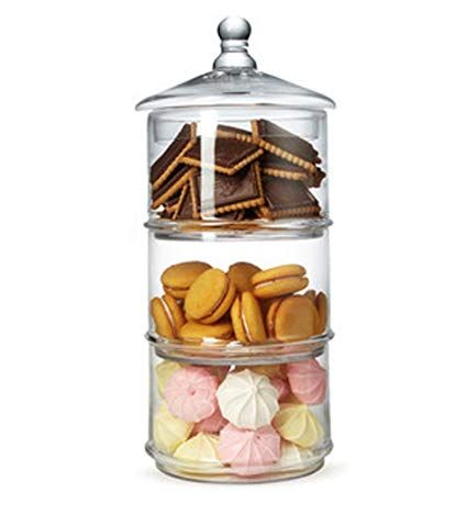 Glass Cookie Jars, Italian Cookie Recipes, Cookie Container, Shortbread Cookie Recipe, Glass Jars With Lids, Decorated Jars, Glass Candy Dish, Glass Candy, Glass Storage