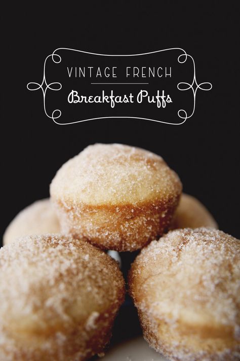 Breakfast Puffs, French Breakfast Puffs, French Breakfast, Puff Recipe, Breakfast Breads, Breakfast Brunch Recipes, Breakfast Treats, Mad Scientist, Breakfast Dishes