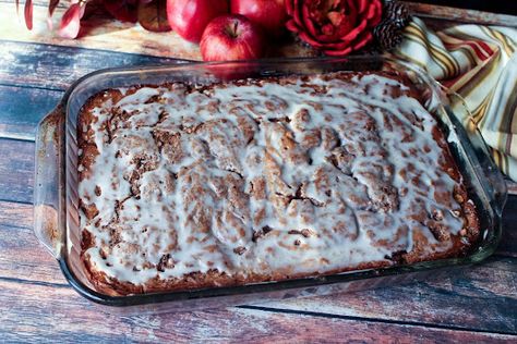 Apple Spice Cinnamon Swirl Coffee Cake | Just A Pinch Recipes Cinnamon Yogurt, Cinnamon Swirl Coffee Cake, Best Apple Desserts, Apple Coffee Cake, Fresh Milled Flour, Apple Coffee, Apple Coffee Cakes, Streusel Coffee Cake, Apple Dump Cakes