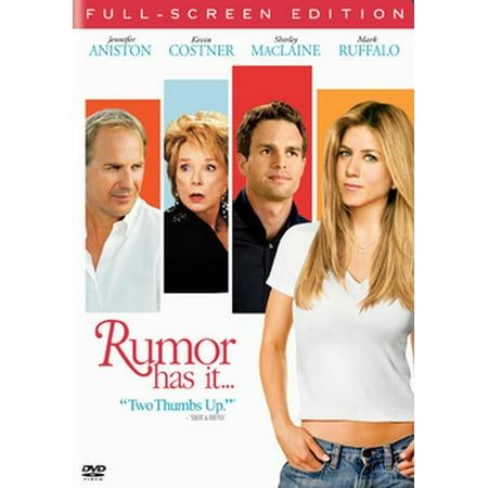 Rumor Has It Movie, Jenifer Aniston, Rumor Has It, Kevin Costner, Mark Ruffalo, Kill Bill, Dirty Dancing, Six Feet Under, George Clooney