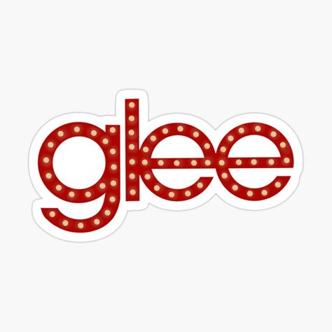 Get my art printed on awesome products. Support me at Redbubble #RBandME: https://www.redbubble.com/i/sticker/Glee-Stage-Lights-Logo-by-ohmyguacamole/51935186.EJUG5?asc=u Glee Logo, Glee Party, Computer Sticker, Glee Cast, Stage Lighting, Pinterest Logo, Logo Sticker, Aesthetic Stickers, Glee