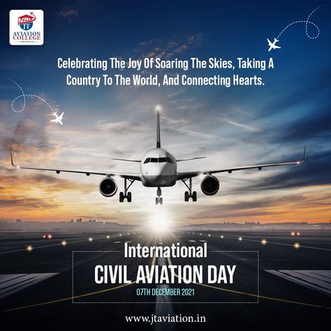 International Civil Aviation Day Creative Ads, International Civil Aviation Day, National Aviation Day, Travel Advertising Design, Newsletter Design Templates, Aviation College, Restaurant Advertising, Travel Advertising, International Airlines