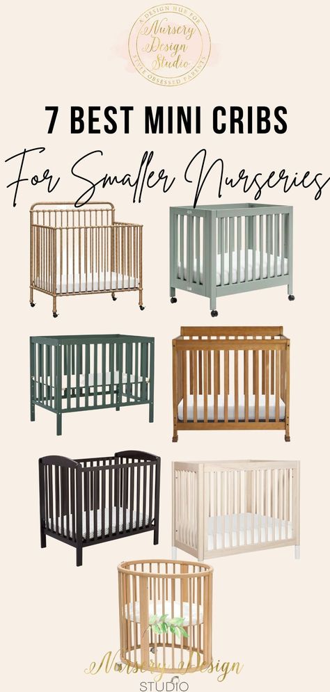 Ahead, we've curated a list of the 7 best mini cribs on the market that perfectly blend style, safety, and utility. Mini Crib Vs Standard Crib, 2 Cribs Small Room, Nursery With Mini Crib, Twin Cribs Small Spaces, Baby Crib In Parents Room Small Spaces, Mini Crib In Master, Small Cribs For Small Spaces, Mini Nursery In Parents Room, Mini Crib Nursery Small Spaces