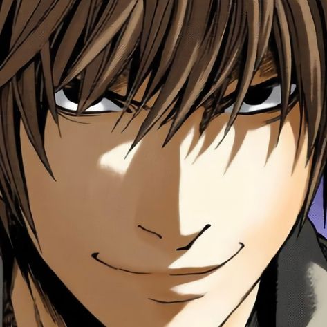 Light Yagami Side Profile, Light Yagami Official Art, Light Yagami Manga Icon, Light Pfp, Yagami Light, Tsugumi Ohba, Men With Cats, Afro Samurai, Light Icon