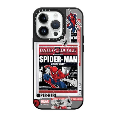 Newspaper Sticker, Cartoon Super Hero, Spider Mans, Spider Man Mask, 15 Aesthetic, Aesthetic Case, Super Hero, Spiderman, Iphone 11