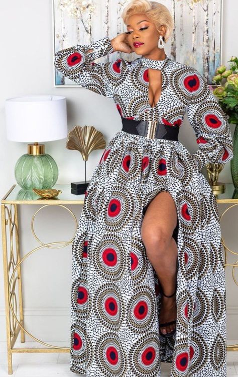 Kitenge Designs For Young Ladies, Ankara Wedding Styles, Chitenge Outfits, Robes Wax, Kitenge Designs, Goddess Fashion, African Designs, Long African Dresses