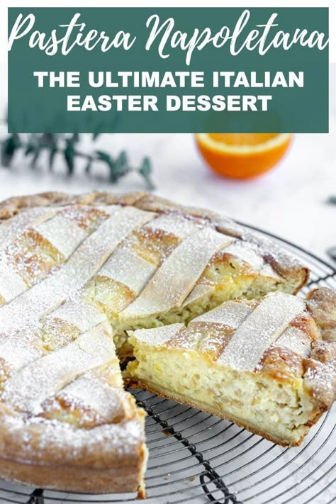 Italian Easter Desserts, Dessert Cannoli, Easter Pies, Easter Italian, Easter Pastries, Italian Easter Recipes, Italian Easter Pie, Dessert Mascarpone, Traditional Easter Desserts