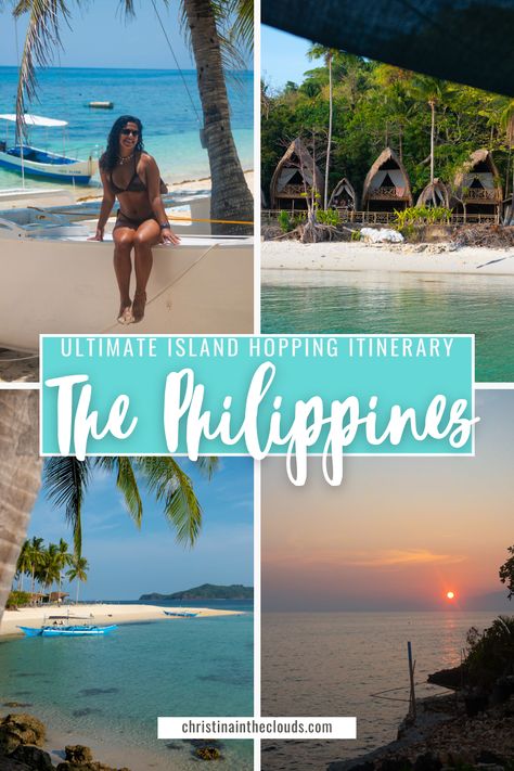 Looking for a 10-day Philippines Island-Hopping Itinerary? This 10-day Philippines Island-Hopping Itinerary that gives the perfect balance of relaxation and adventure, mixed with seeing some hot spots, as well as getting off the beaten track. Philippines Itinerary, Philippines Island, Siargao, Philippines Travel, Bohol, Asia Travel Guide, Palawan, Hot Spots, Island Hopping