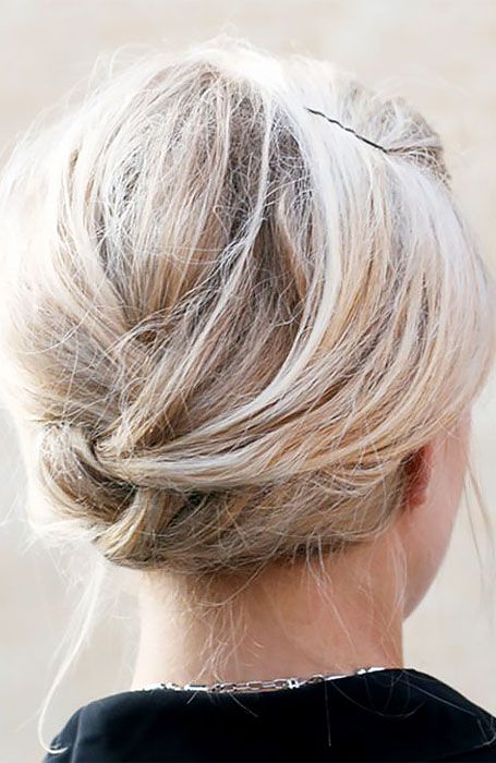 Spring Formal Hairstyles, Updos For Short Hair, Formal Hairstyles For Short Hair, Casual Updo, Easy Updos For Long Hair, The Trend Spotter, Short Hairstyles Fine, Short Hair Images, Spring Formal