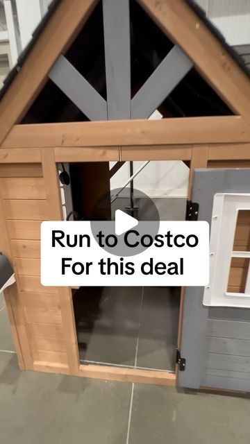 Alex on Instagram: "I spotted the outdoor kidcraft play house at Costco. And it’s on clearance. Usually for $379 😱 what a deal now at $199. Always look at the wall or behind the endcaps to find the best deals. 

#costco #costconew #costcodeals #costconewdeals #costcofinds #costcomusthaves #costcodeals" Costco Deals, Costco Finds, Kidkraft Forestview Playhouse, Play House, The Wall, Look At, Outdoor Furniture, Best Deals, Wall