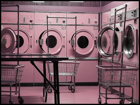 Laundromat.. this is a great business.. Tout Rose, I Believe In Pink, Pink Life, Tickled Pink, Everything Pink, Harper's Bazaar, Pink Love, Wear Pink, Pink Aesthetic