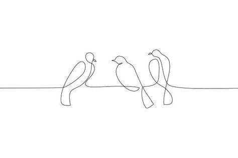 680+ Continuous Line Drawing Bird Stock Illustrations, Royalty-Free Vector Graphics & Clip Art - iStock Bird Outline Tattoo, Bird Line Drawing, Continuous Line Tattoo, Little Bird Tattoos, Bird Outline, Drawing Bird, Bird Illustrations, Wire Knitting, Single Line Drawing