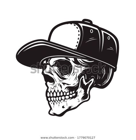 Baseball Hat Design Ideas, Louis Vuitton Tattoo, Find Illustration, Mi Logo, Cap Drawing, Skull Hat, Graffiti Characters, Sales Image, Quality Pictures