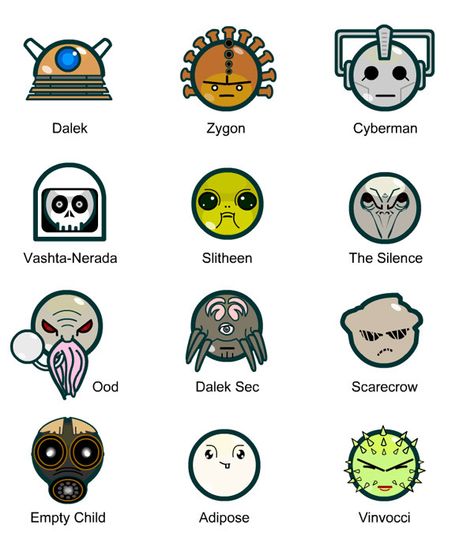 Doctor Who Emoticons Vashta Nerada, Weeping Angels, The Storyteller, Weeping Angel, Doctor Who Art, Wibbly Wobbly Timey Wimey Stuff, Time Lords, Timey Wimey Stuff, Field Guide