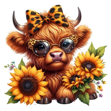 Calenders Ideas, Bow Clipart, Cow Clipart, Cow Wall Art, Sublimation Mug, Highland Cows, Cow Png, Bow Png, Mug Tumbler