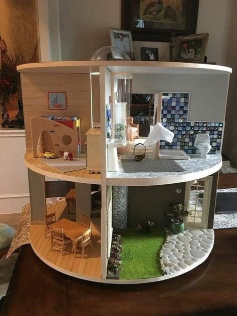 Homemade Barbie House, Tire Chairs, Realistic Barbie, Tire Furniture, Cable Spool, Automotive Furniture, Tyres Recycle, Automotive Decor, Wall Paint Colors