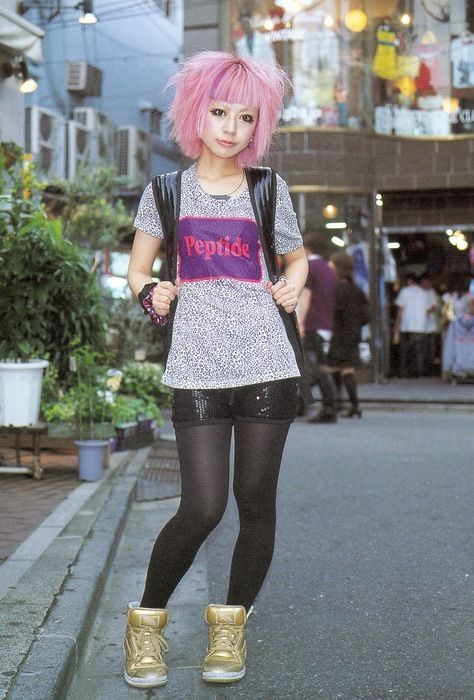 J Fashion Harajuku, Estilo Harajuku, Harajuku Punk, Manic Pixie Dream Girl, Japanese Street Fashion, J Fashion, Junior Outfits, Harajuku Fashion, Japan Fashion