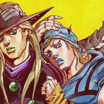 Gyro Zeppeli Johnny Joestar, Johnny E Gyro, Johnny Joestar X Gyro Zeppeli, Gyro And Johnny Matching Icons, Johnny X Gyro, Johnny Joestar Pfp, Toji Physique, Gyro And Johnny, Johnny And Gyro