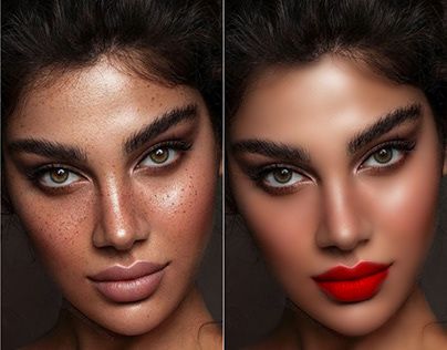 Photoshop Portrait, Adobe Photoshop Tutorial, Photo Retouching Services, Lip Makeup Tutorial, Skin Retouching, Photography Photoshop, Adobe Photoshop Lightroom, Fashion Advertising, Model Fashion