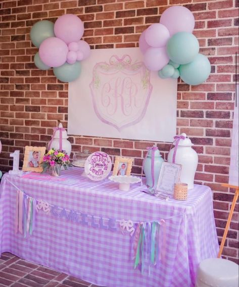 Pastel Bunny Birthday Party, Southern Belle Birthday Party, 2nd Birthday Party Themes Girl, Strawberry Shortcakes, Bow Party, Girl Bday Party, Twins Birthday, First Birthday Party Decorations, 2nd Birthday Party Themes