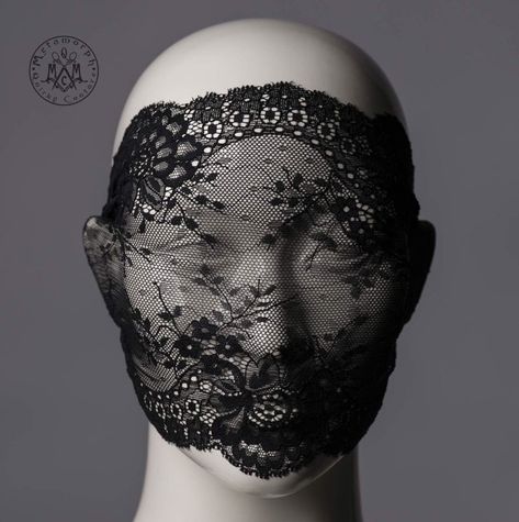 Black Lace Mask, Lace Hood, Lace Turban, Mask Full Face, Face Lace, Cap Veil, Lace Face Mask, Face Veil, Half Mask